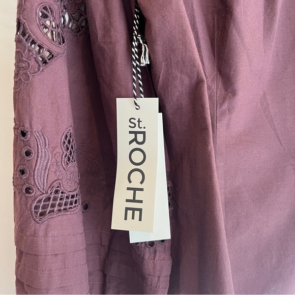 St. Roche Darcy Blouse in Raisin - Picture 4 of 6